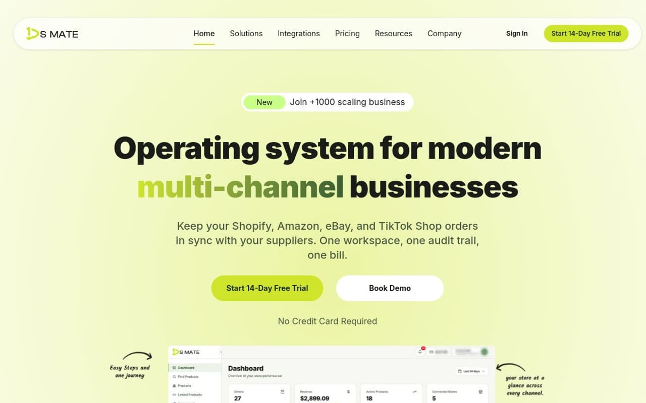 DS Mate homepage