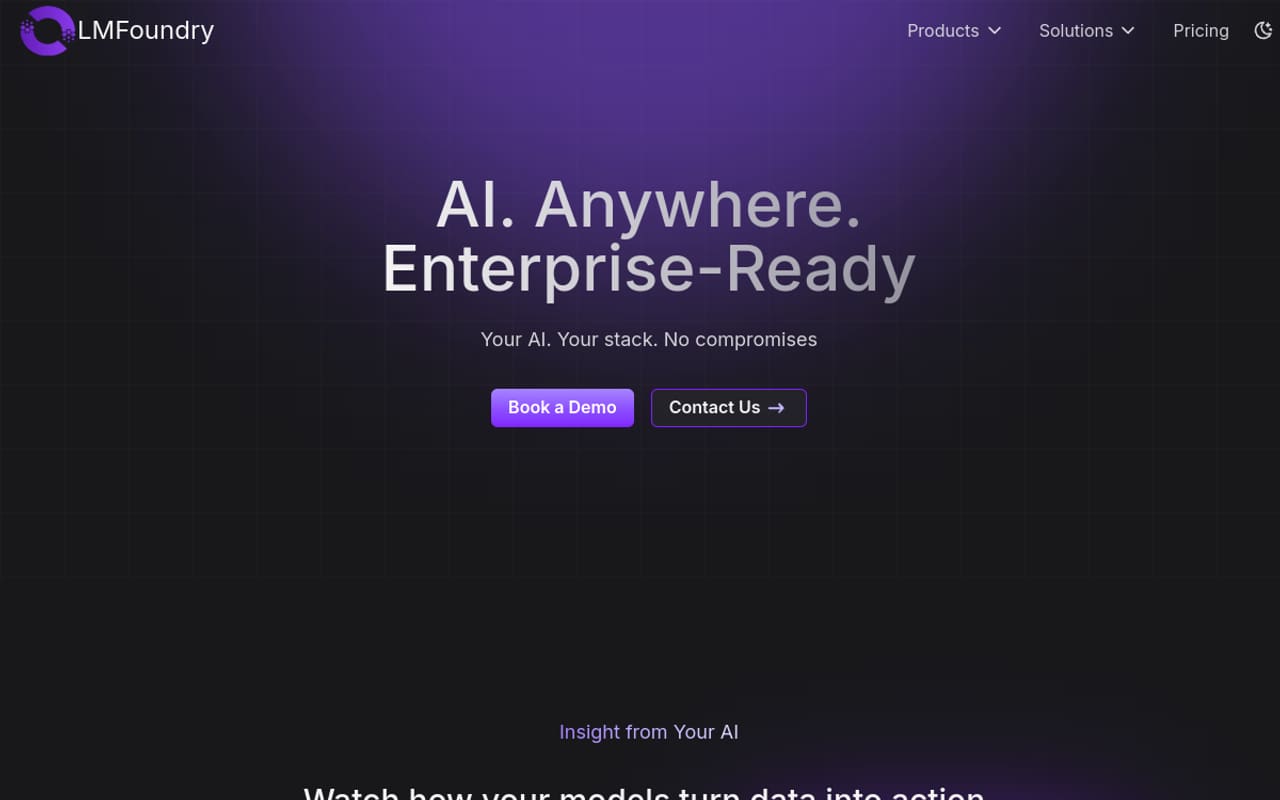 LMFoundry homepage